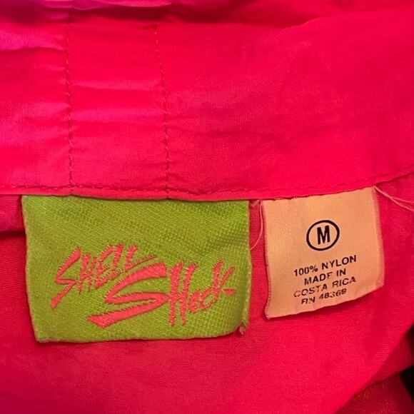 Vintage 80s/90s Shell Shock Neon Pink Windbreaker - Picture 7 of 7